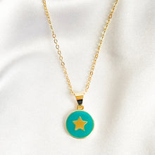 Load image into Gallery viewer, Enamel Star Pendant Necklace
