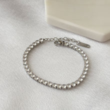 Load image into Gallery viewer, Stainless Steel Inlay Zircon Bracelet
