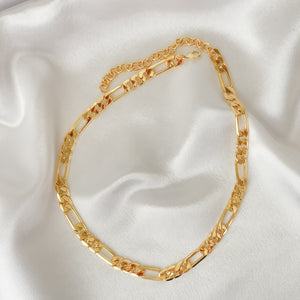 Figaro Chain Choker Necklace