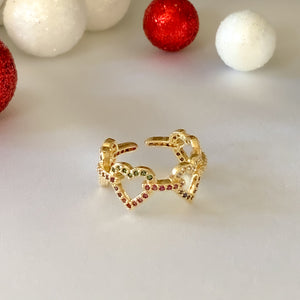 Multicolor Love Ring