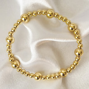 Gold Beads Bracelet