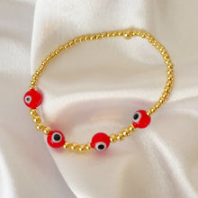 Load image into Gallery viewer, Colorful Evil Eye Bracelet
