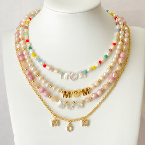 4 styles of MOM Necklaces