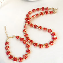 Load image into Gallery viewer, Red Love Necklace &amp; Bracelet
