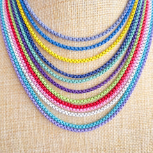 Load image into Gallery viewer, Enamel Rainbow Chain Necklace
