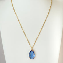 Load image into Gallery viewer, Crystal Drop Pendant Necklace
