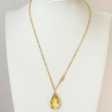 Load image into Gallery viewer, Crystal Drop Pendant Necklace
