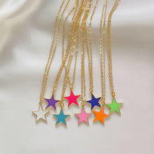 Carregar imagem no visualizador da galeria, Mini Star enamel Necklace
