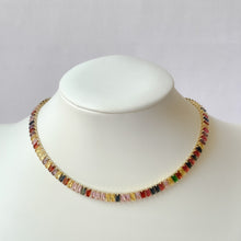 Load image into Gallery viewer, Zircon Crystal Inlaid Necklace
