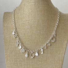 Load image into Gallery viewer, Silver Many Charms Necklace
