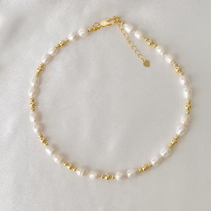Pearls and Gold Beads Necklace