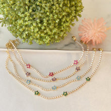Load image into Gallery viewer, Dainty Tennis Chain with Flowers Bracelets
