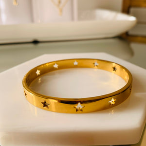 Star Stainless Steel Bangle