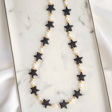 Load image into Gallery viewer, Black Shell Star Necklace
