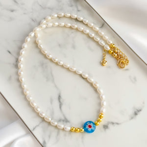 Mandala & Pearls Necklace