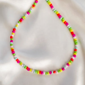 Choker Colorful  Beads Necklace
