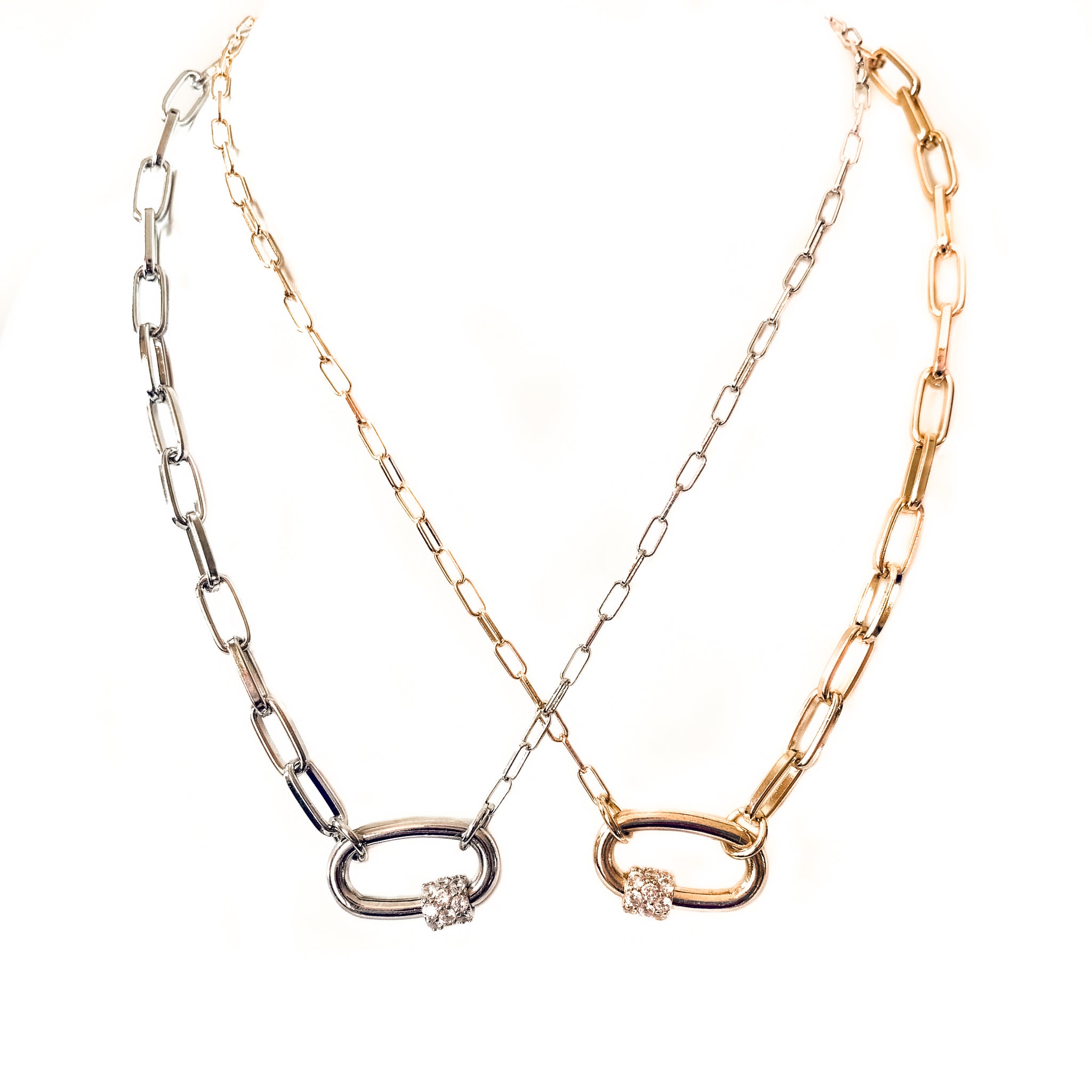 Oval Chain Link Pendant
