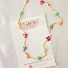 Load image into Gallery viewer, Pastel Butterfly Necklace

