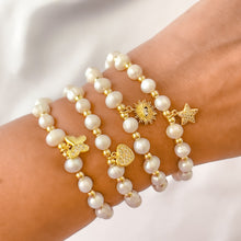 Load image into Gallery viewer, Freshwater Pearl and Charm Bracelets
