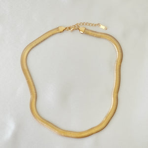 Titanium Steel Snake Bone Chain Necklace