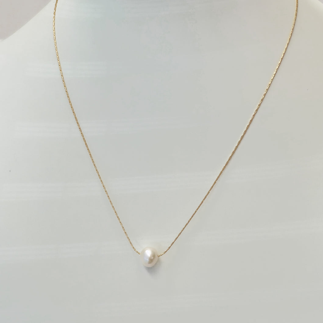 Solo Pearl & Flowers Necklace