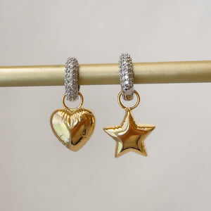 Gold & Silver Earrings