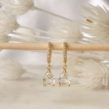 Load image into Gallery viewer, Dainty Drop Crystal Earrings
