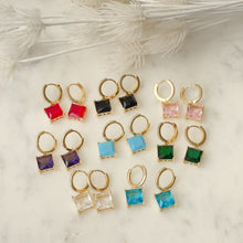 Carregar imagem no visualizador da galeria, Colorful Baguette Earrings
