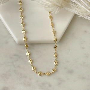 Gold hearts Necklace