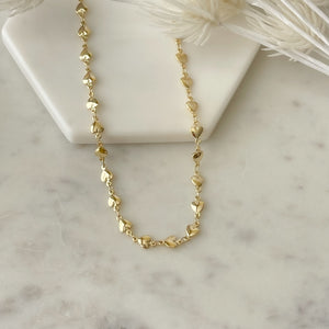 Gold hearts Necklace