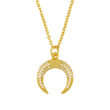 Load image into Gallery viewer, Mini Moon Pendant Necklace
