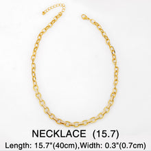 Load image into Gallery viewer, Hip-Hop Bracelet &amp; Necklace
