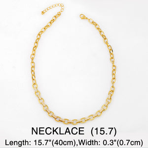 Hip-Hop Bracelet & Necklace