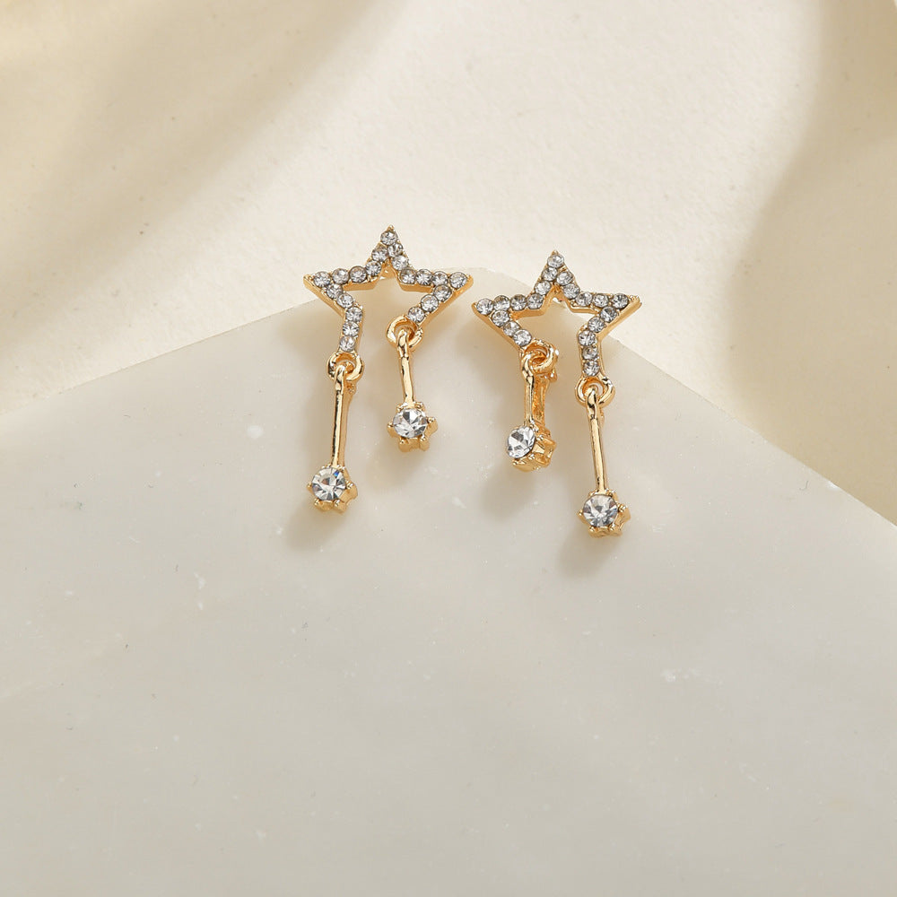 S925 & Crystal Star Earrings