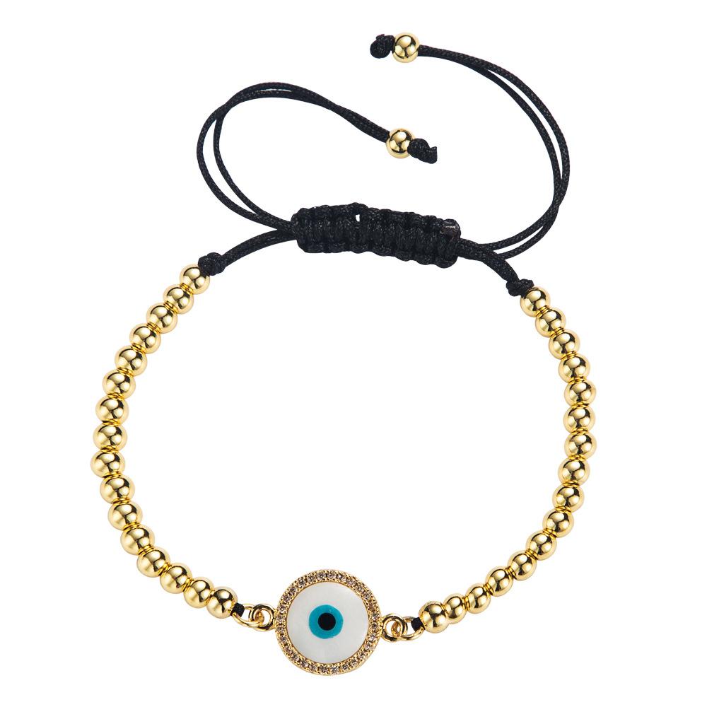 Gold Beads Ojito Bracelet