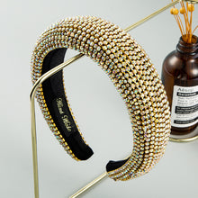 Load image into Gallery viewer, Luxury Golden Rhinestones Headband-Women
