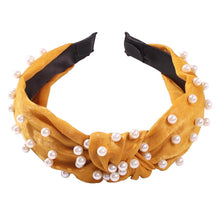 Carregar imagem no visualizador da galeria, Cross pearl fabric headband-Women
