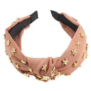 Knotted Headband Five-pointed Star-Fabric -Headband-Women