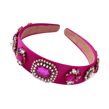 Load image into Gallery viewer, Headband Colors-Pearl &amp; Inlaid Glass Drill-Women
