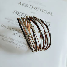 Load image into Gallery viewer, Multi-layer Leather Bracelet Rope Retro Ethnic Style
