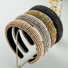 Load image into Gallery viewer, Luxury Sponge Headband with Inlaid Diamonds-Women

