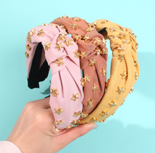Carregar imagem no visualizador da galeria, Knotted Headband Five-pointed Star-Fabric -Headband-Women
