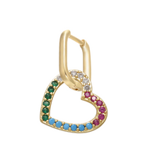 Carregar imagem no visualizador da galeria, Colorful Star &amp; Heart Earrings
