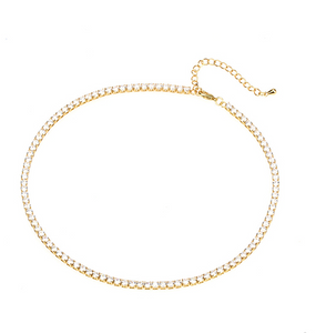Choker Zirconia Tennis Chain Necklace