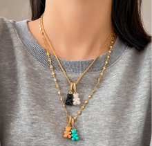 Load image into Gallery viewer, Gold hearts Necklace
