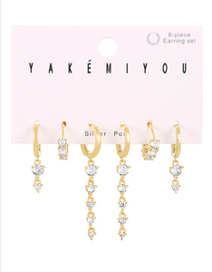 Set of Crystal Earrings