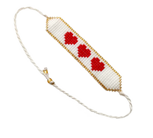 Shell Heart & love Bracelet Set