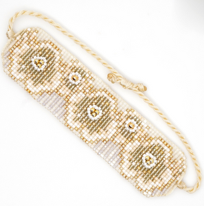 White rice Beads Multilayer Bracelet