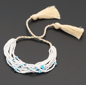 White rice Beads Multilayer Bracelet