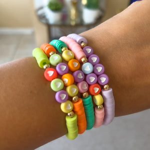 Colorful vinyl Bracelets